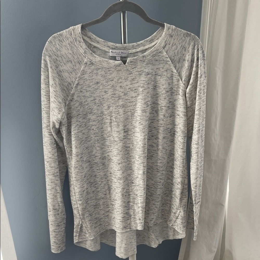 Michael Stars Light Gray Long Sleeve Top